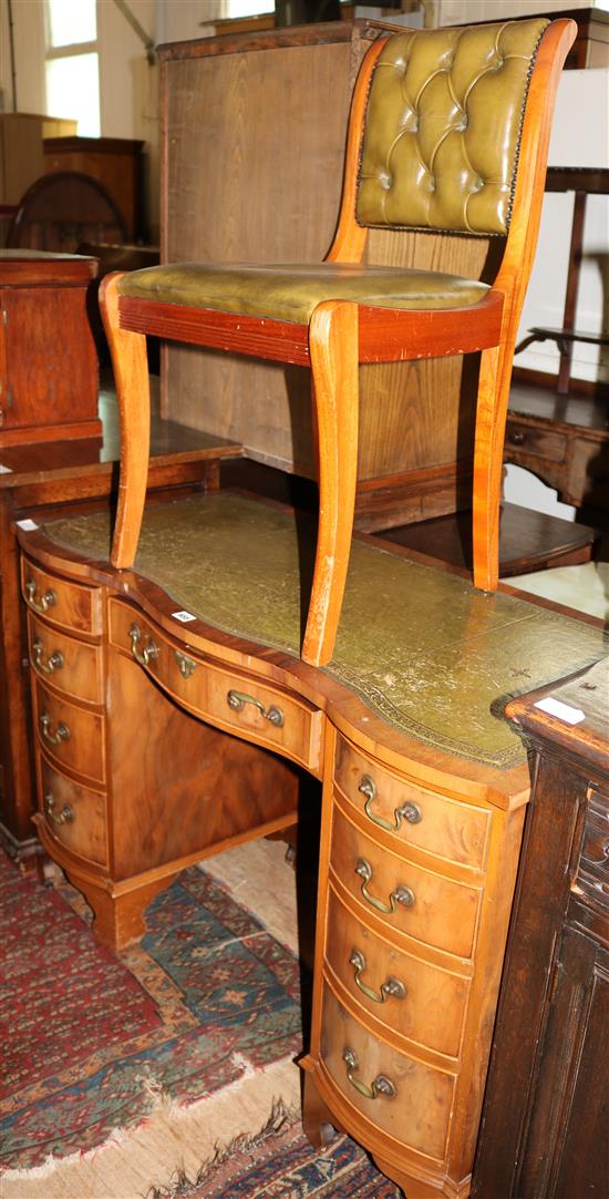 Yewwood desk and chair